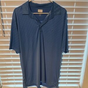 Men's Blue Greg Norman Golf Polo Shirt